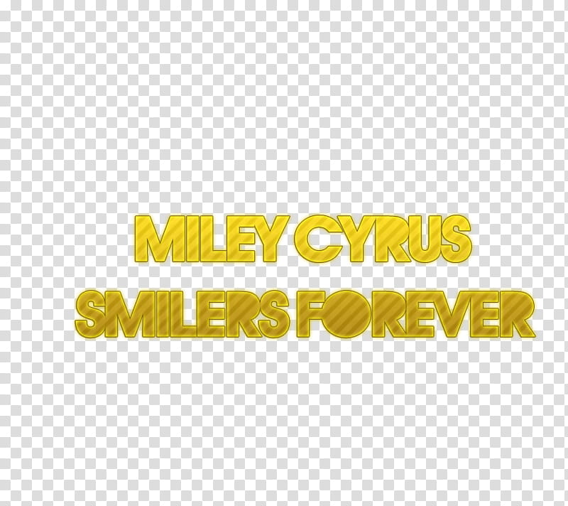 Miley Cyrus Smilers Forever Amarillo transparent background PNG clipart