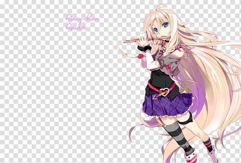 IA Vocaloid Render, anime character transparent background PNG clipart