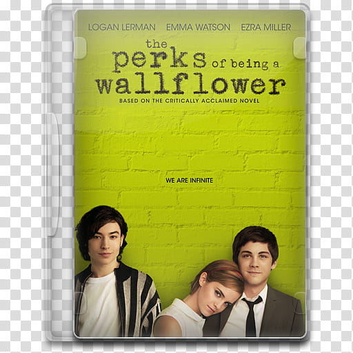 Movie Icon , The Perks of Being a Wallflower, The Perks of Being a wallflower DVD case transparent background PNG clipart