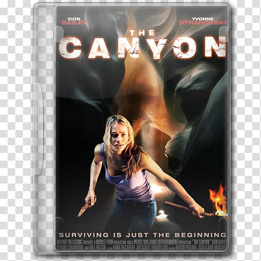 the BIG Movie Icon Collection C, The Canyon, The Canyon DVD case transparent background PNG clipart