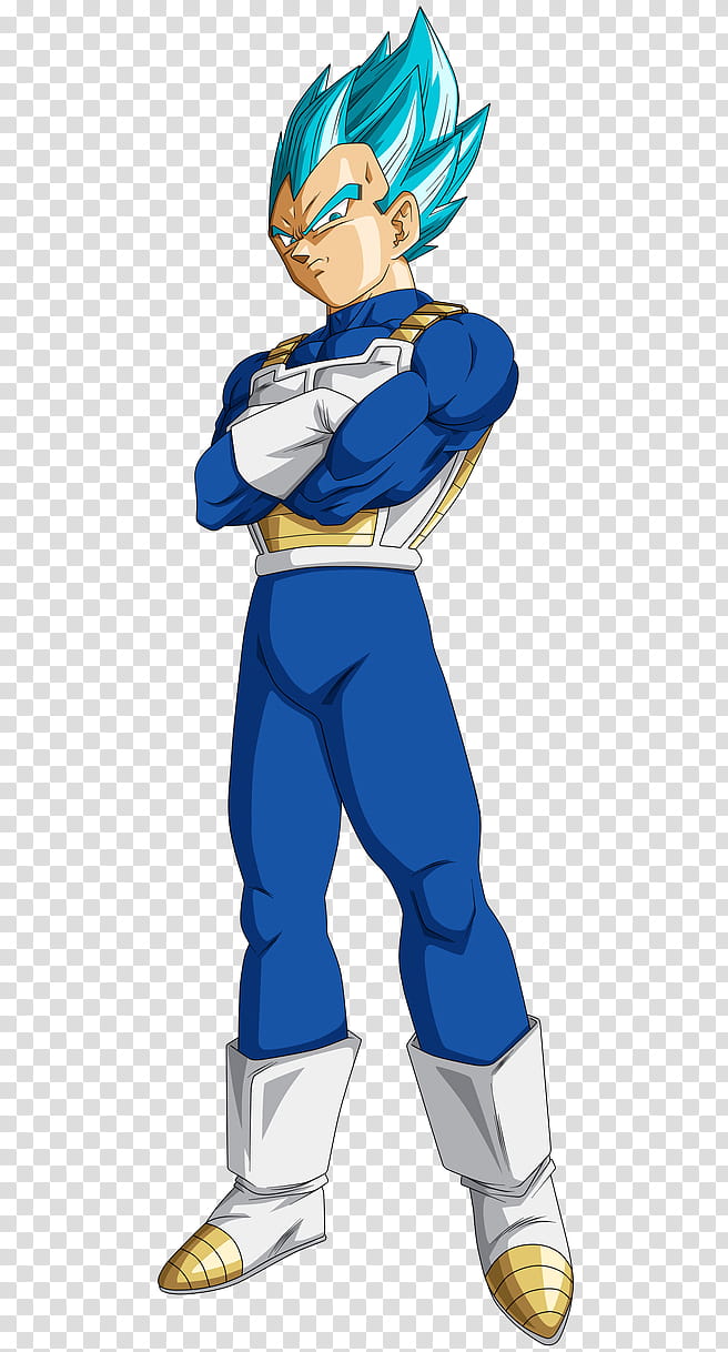 Vegeta SSJ Blue transparent background PNG clipart