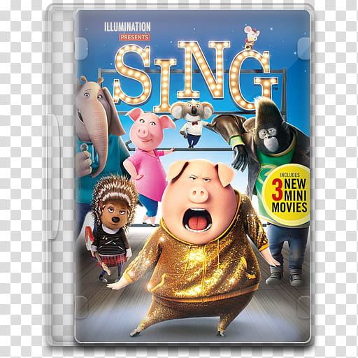 Movie Icon , Sing, Sing movie cover transparent background PNG clipart