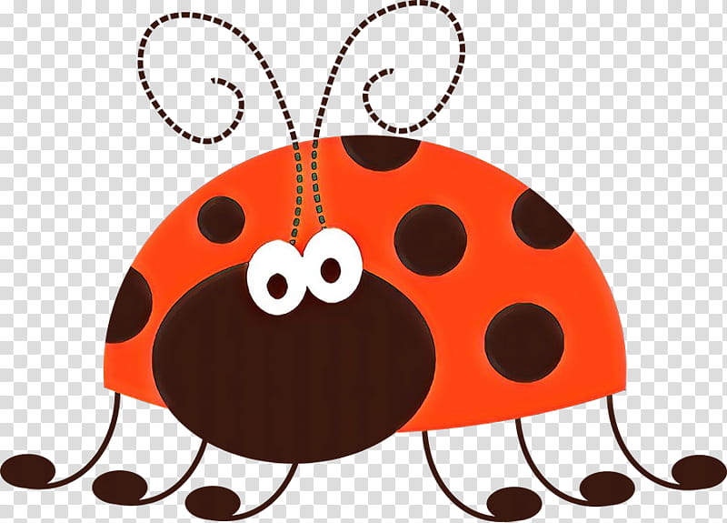 Baby toys, Orange, Ladybug, Insect, Smile, Baby Products transparent background PNG clipart