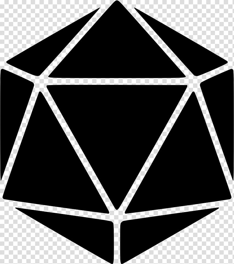 graphy Logo, Dungeons Dragons, D20 System, Regular Icosahedron, Dice, Platonic Solid, Line, Triangle transparent background PNG clipart