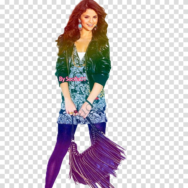 Selena Gomez colorido transparent background PNG clipart