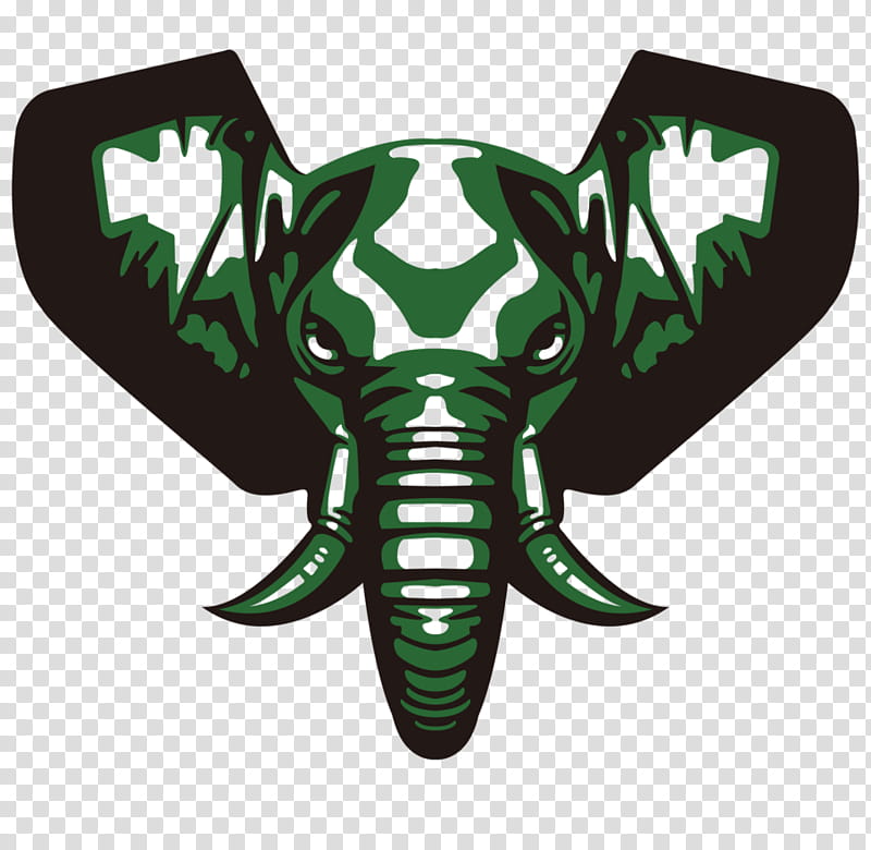 Doubutsu Sentai Zyuohger Zyuoh Elephant Logo, black and green elephant illustration transparent background PNG clipart