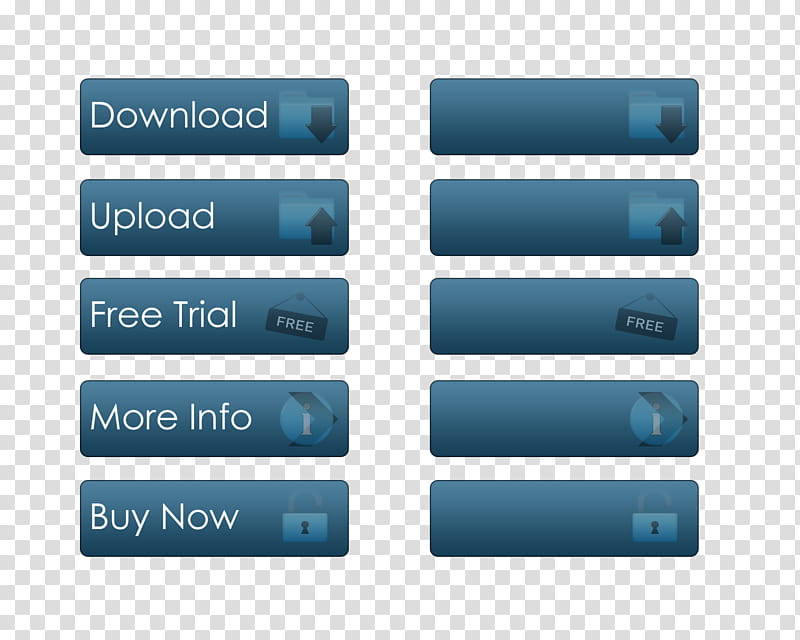 Free buttons for websites, Upload Free Trial More Info Buy Now transparent background PNG clipart