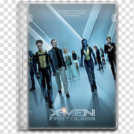 Movie Icon , X-Men, First Class, X-Men First Class DVD case transparent background PNG clipart