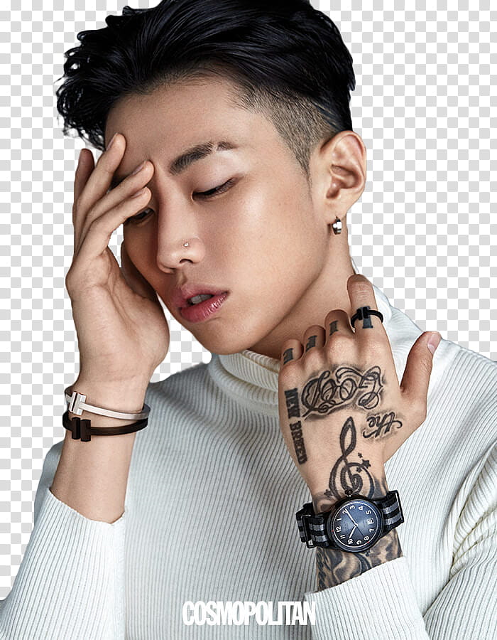 Jay Park, man holding his forehead transparent background PNG clipart