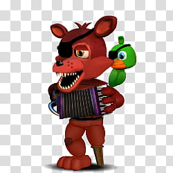 Rockstar Foxy(FNAF World) transparent background PNG clipart