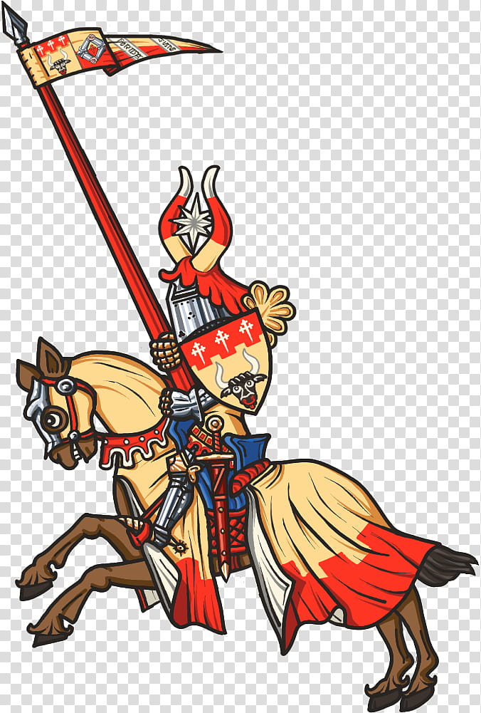 knight conquistador spear lance costume design transparent background PNG clipart