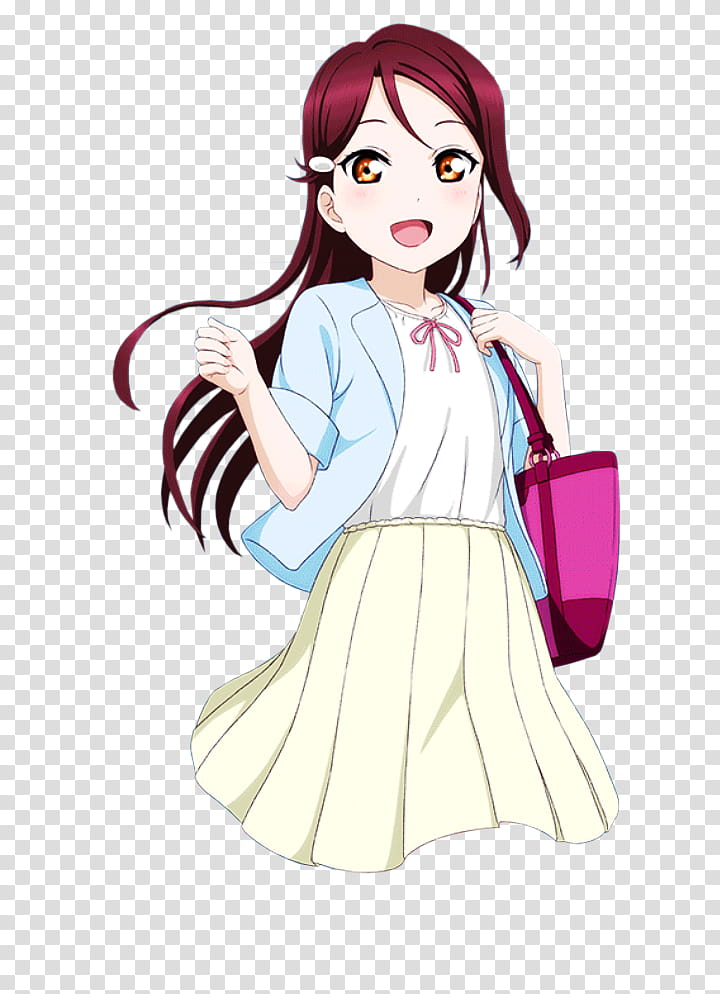 Love Live School Idol Festival, women wearing a yellow skirt illustration transparent background PNG clipart