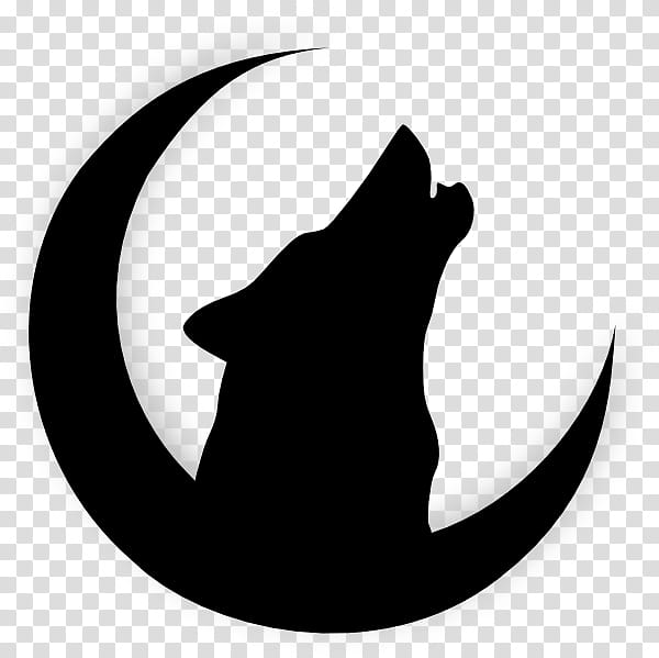 Crescent Moon Drawing, Wolf, Silhouette, Decal, Stencil, Sticker, Silhouette Racing Car, Full Moon transparent background PNG clipart