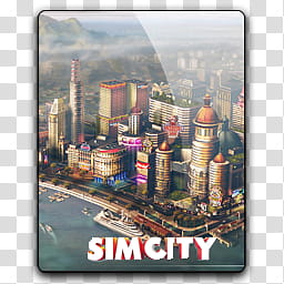 Zakafein Game Icon , Simcity, Sim City game poster transparent background PNG clipart