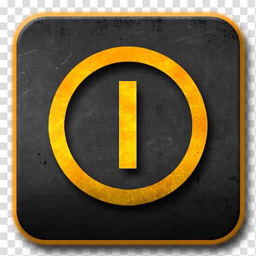 Orange Phoenix Icon , Power-Off, brown power icon art transparent background PNG clipart