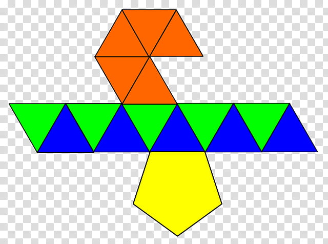 Pentagonal Pyramid Yellow, Gyroelongated Pentagonal Pyramid, Net, Square Pyramid, Triangle, Heptagonal Pyramid, Pentagonal Prism, Base transparent background PNG clipart