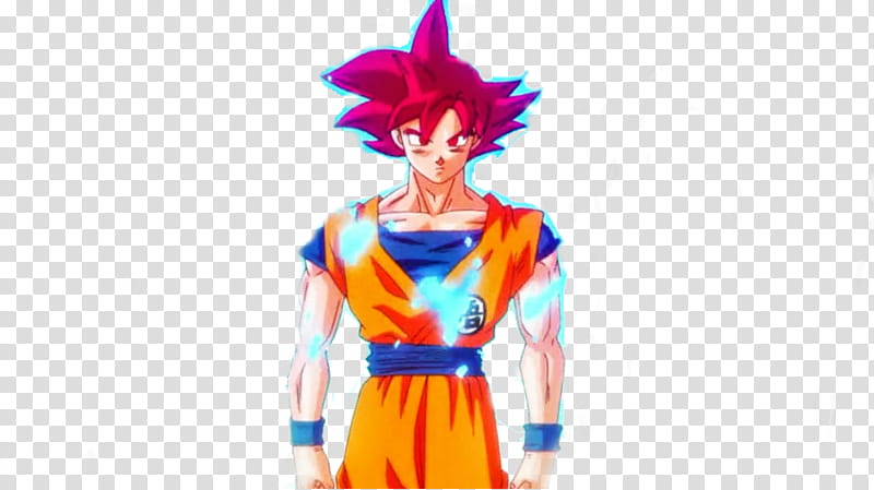 Super Saiyan God Goku Render (Blue Aura) transparent background PNG clipart