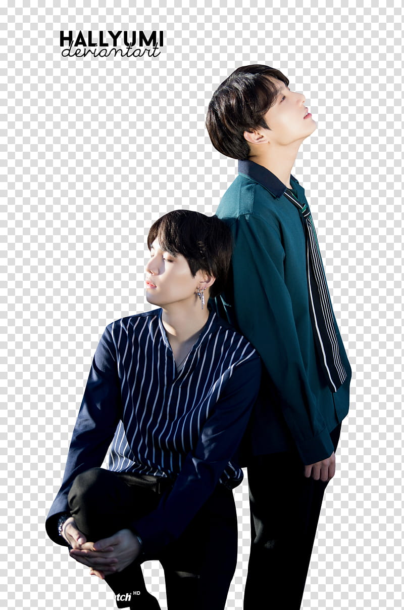 JungKook and Suga BTS TH ANNIVERSARY, BTS Suga transparent background PNG clipart