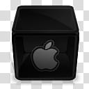 Cubonic icons, cube black Apple device transparent background PNG clipart