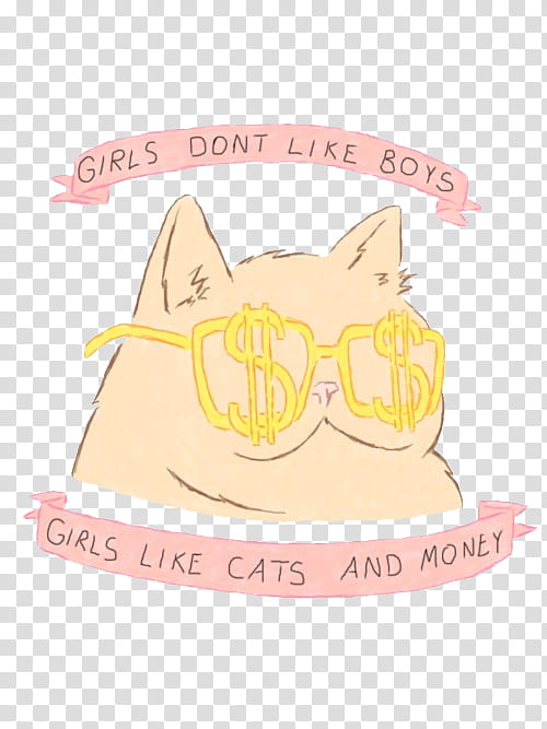 o v e r l a y S, girls dont like boys girls like cats and money transparent background PNG clipart