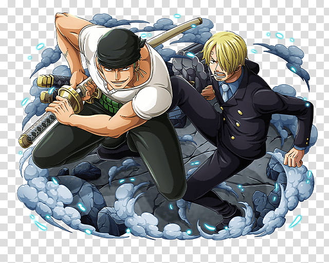 Zoro and Sanji transparent background PNG clipart