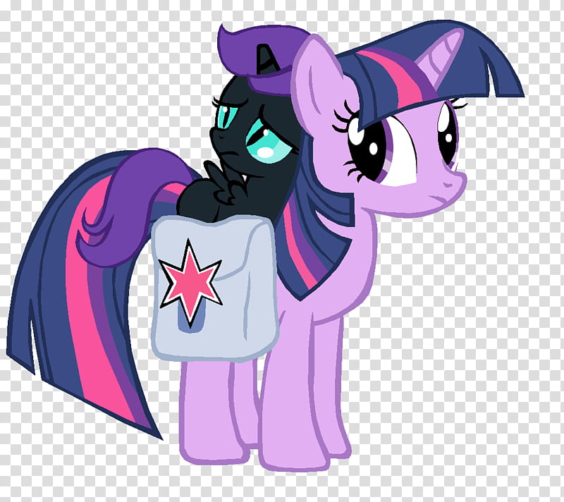 Taking Nyx Home, two My Little Pony characters transparent background PNG clipart