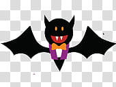 Super halloween parte , black and purple bat transparent background PNG clipart