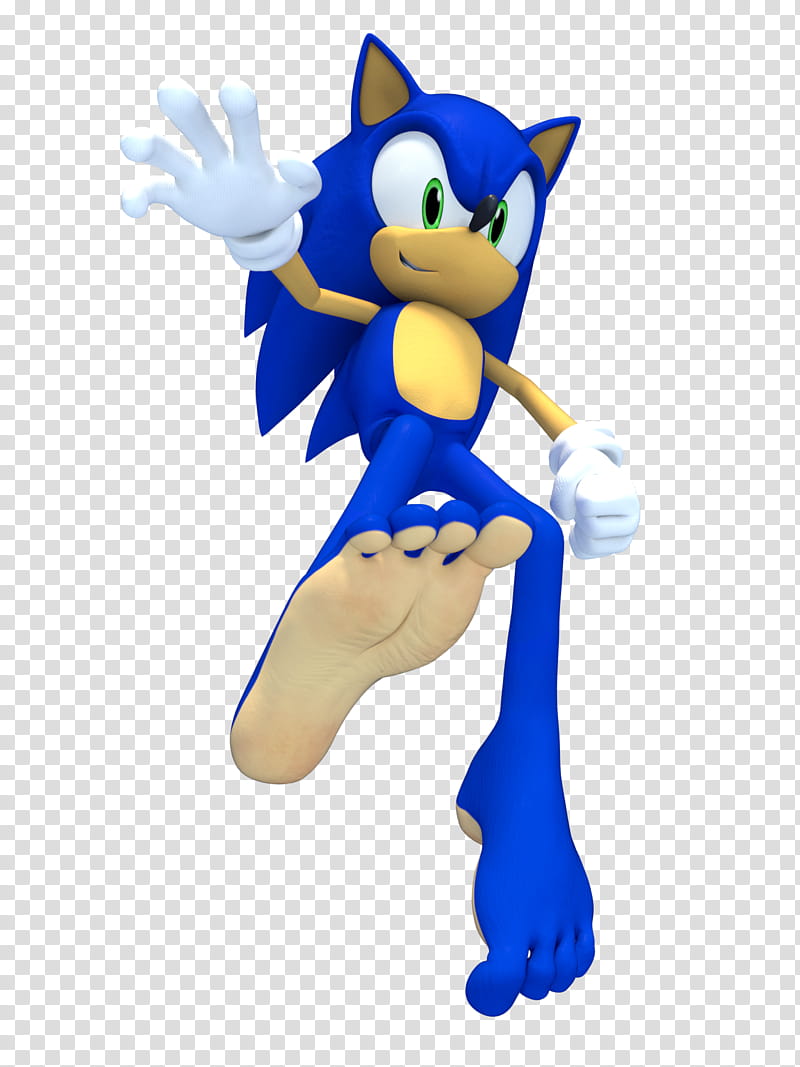 D Sonic Slightly new look, Sonic The Hedgehog transparent background PNG clipart