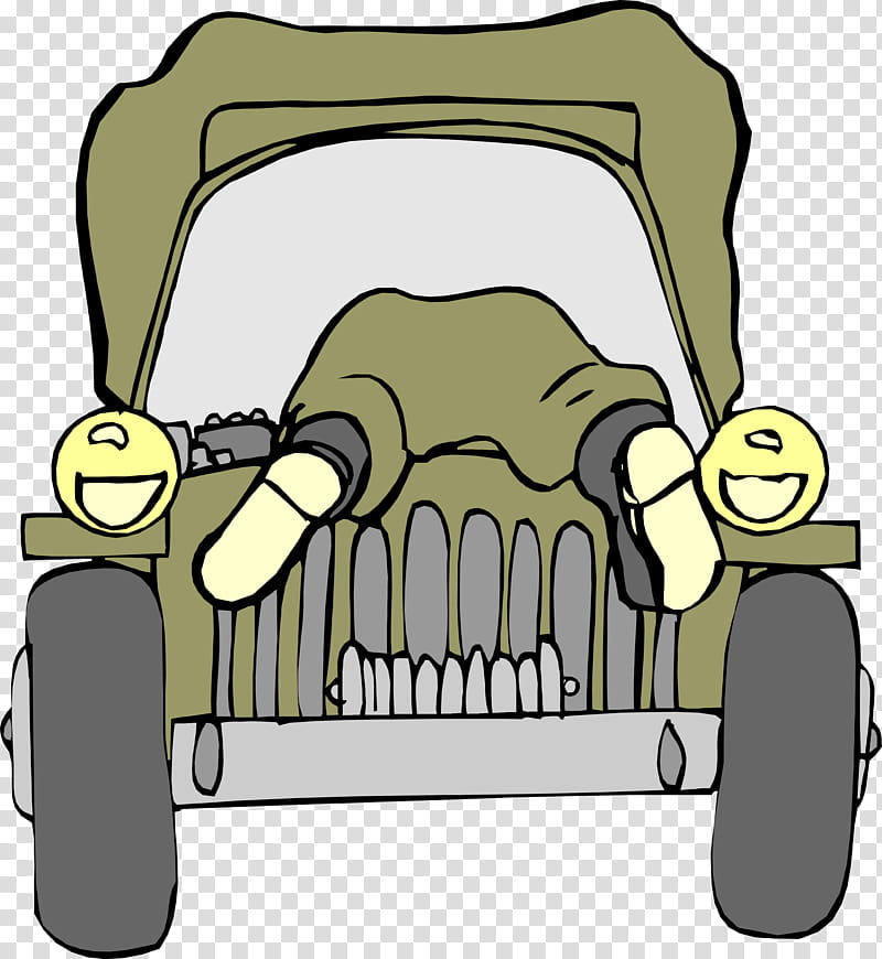 Car Yellow, Jeep, Dodge M37, 2019 Jeep Cherokee, Military Vehicle, Tow Truck, Motor Vehicle Tires, Cartoon transparent background PNG clipart