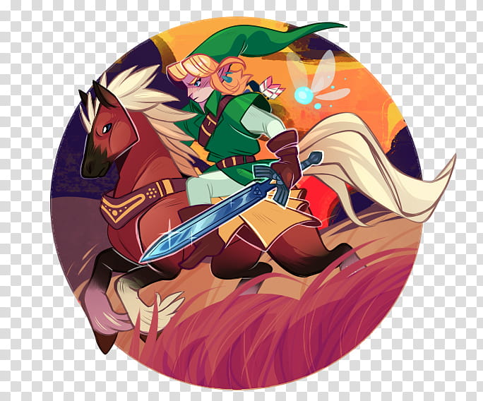 Link And Epona transparent background PNG clipart