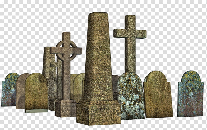 Graves , brown tombstones transparent background PNG clipart