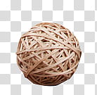 brown rattan ball transparent background PNG clipart