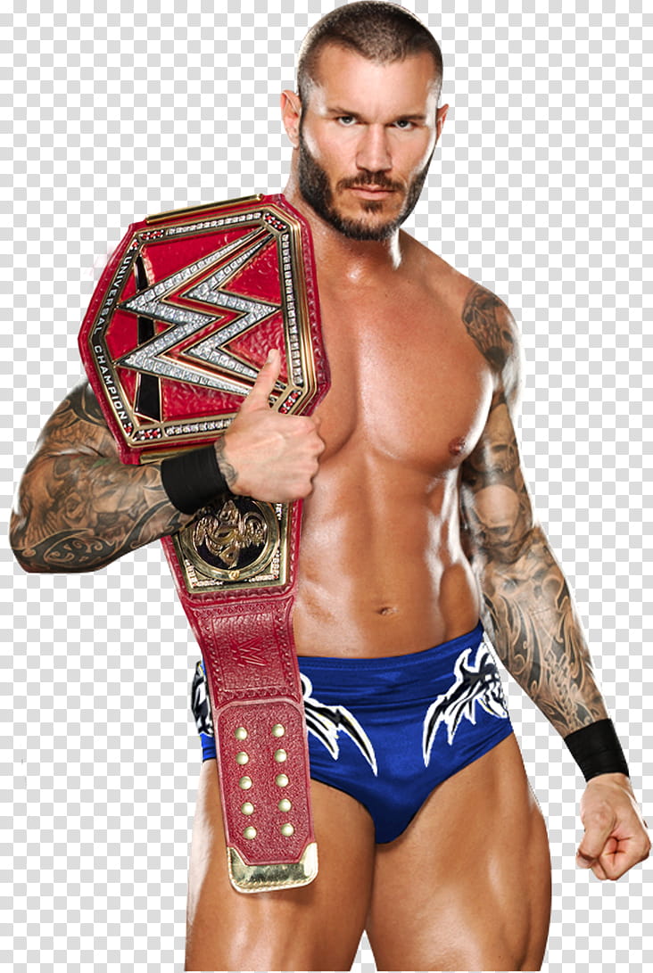 Randy Orton Universal Champion Custom transparent background PNG clipart