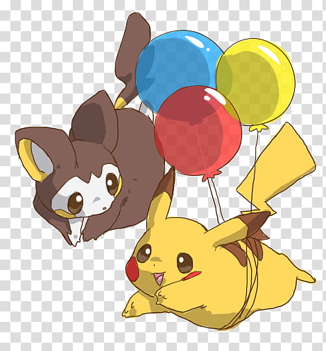 Flying Electric Rodents, Pokemon Pikachu illustration beside another pokemon transparent background PNG clipart