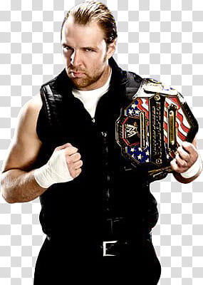 Dean Ambrose United States Champion  transparent background PNG clipart