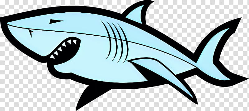 Great White Shark, Pop Art, Retro, Vintage, Tiger Shark, Cartilaginous Fishes, Silhouette, Cartoon transparent background PNG clipart