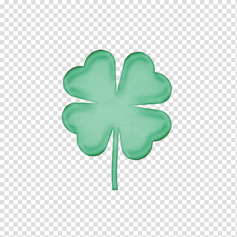 Lucky Charms Elements, green clover leaf illustration transparent background PNG clipart
