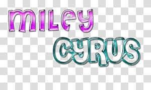 Texto de Miley Cyrus transparent background PNG clipart thumbnail