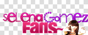 Texto de Selena Gomez transparent background PNG clipart thumbnail