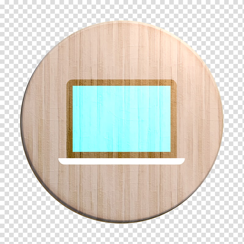 computer icon laptop icon notebook icon, Screen Icon, Technology Icon, Aqua, Turquoise, Teal, Brown, Orange transparent background PNG clipart