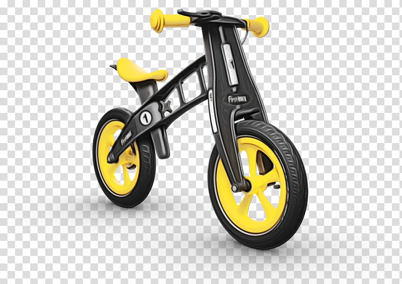 Background Yellow Frame, Bicycle, Firstbike Limited Balance Bike, Balance Bicycle, Firstbike Street Balance Bike, Firstbike Cross, Brake, Fatbike transparent background PNG clipart
