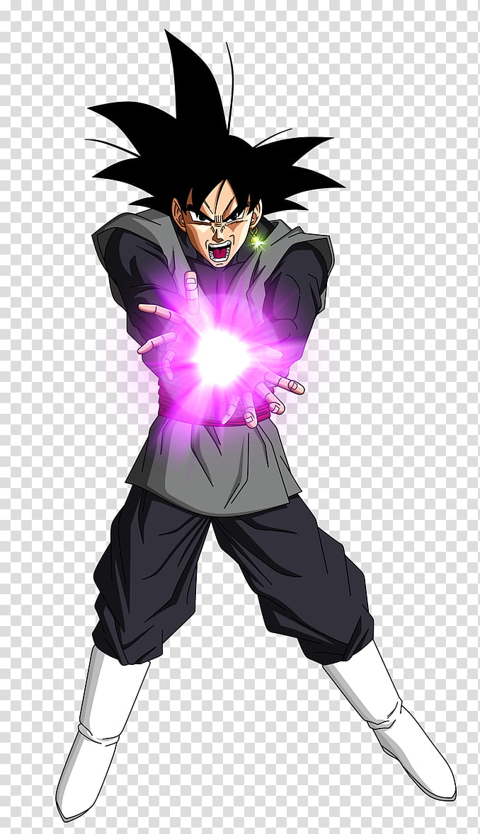 Black Goku Kamehameha transparent background PNG clipart