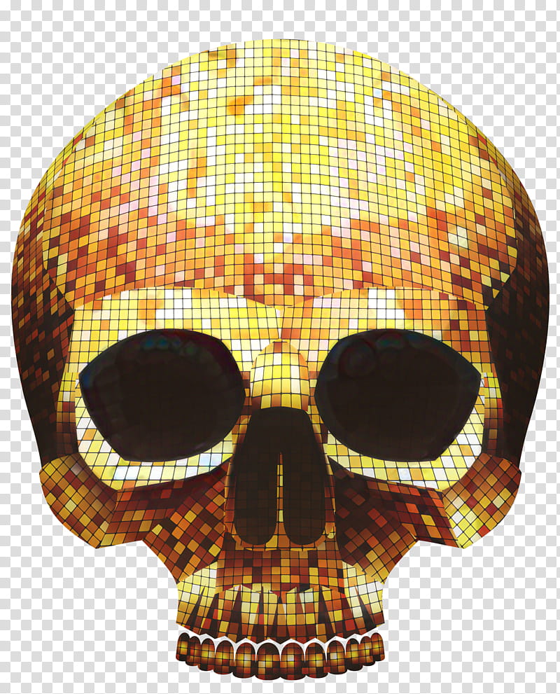 Skull Art, Music, BORDERS AND FRAMES, Video, Bone, Orange, Yellow, Head transparent background PNG clipart