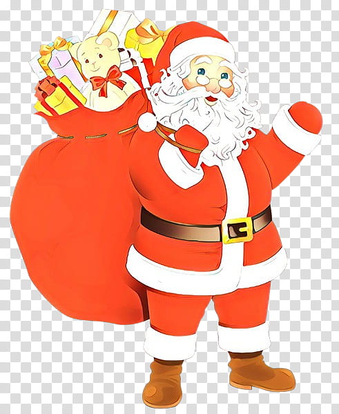 Santa claus, Cartoon transparent background PNG clipart