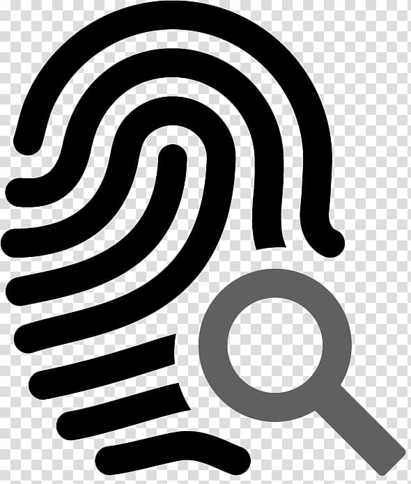 Fingerprint, Biometrics, Fingerprint Scanner, ACCESS CONTROL, Fingerabdruckerkennung, Scanner, Automated Fingerprint Identification, Black And White transparent background PNG clipart