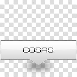 Dock Icons v , Cosas, Cosas text overlay transparent background PNG clipart