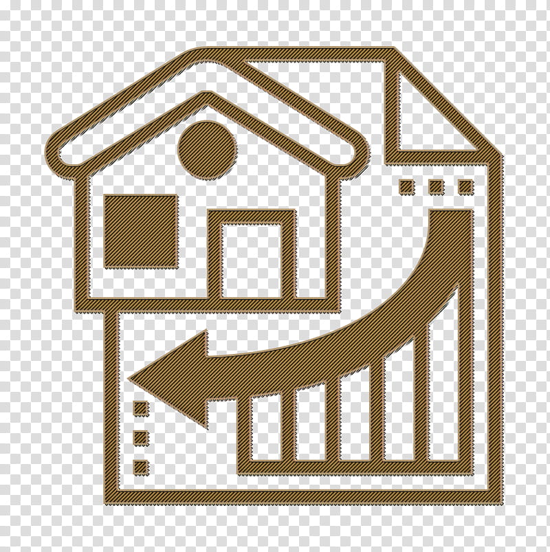 Devaluation icon Accounting icon Report icon, Property, Line, Home, House, Logo, Shed, Real Estate transparent background PNG clipart