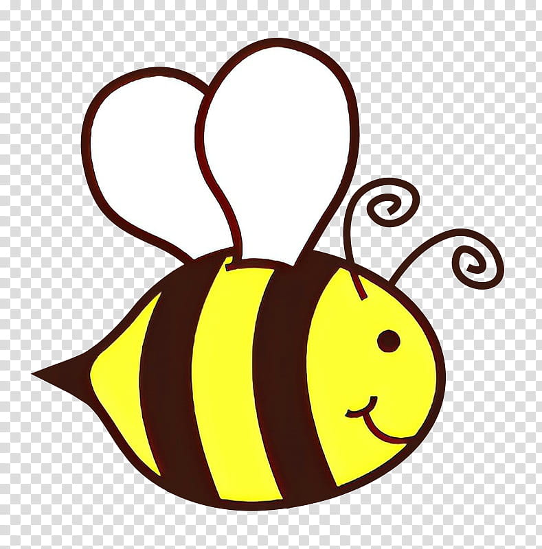 Bumblebee, Cartoon, Honeybee, Yellow, Membranewinged Insect, Smile, Pollinator, Emoticon transparent background PNG clipart