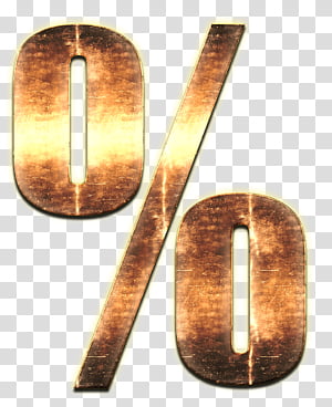 Metal, Percentage, Percent Sign, Brass, Typeface, Copper, Symbol transparent background PNG clipart thumbnail