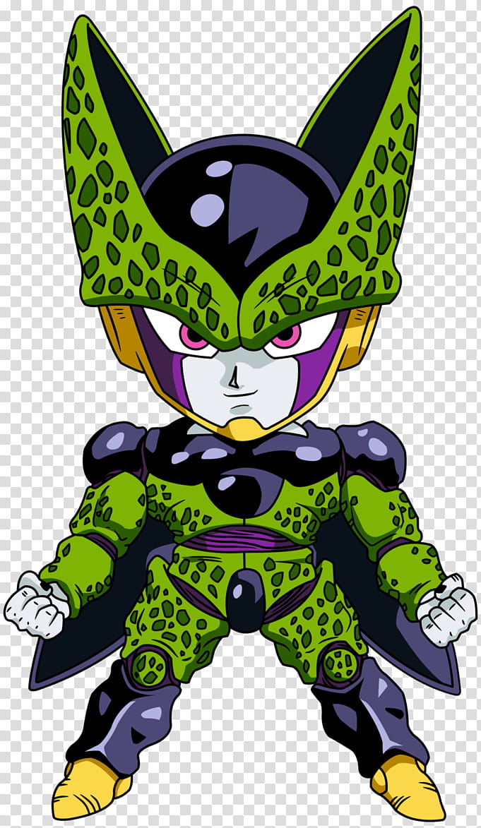 Dragon Ball Z chibis , perfect_cell_chibi_by_maffo-drwxn icon transparent background PNG clipart